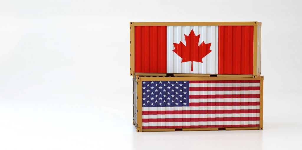 expédition du canada vers les états-unis