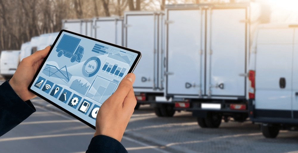 monitoring trucking logistics 