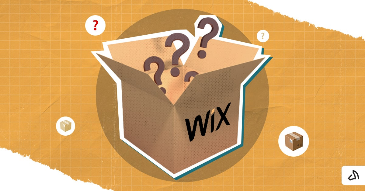 A box stamped with Wix logo