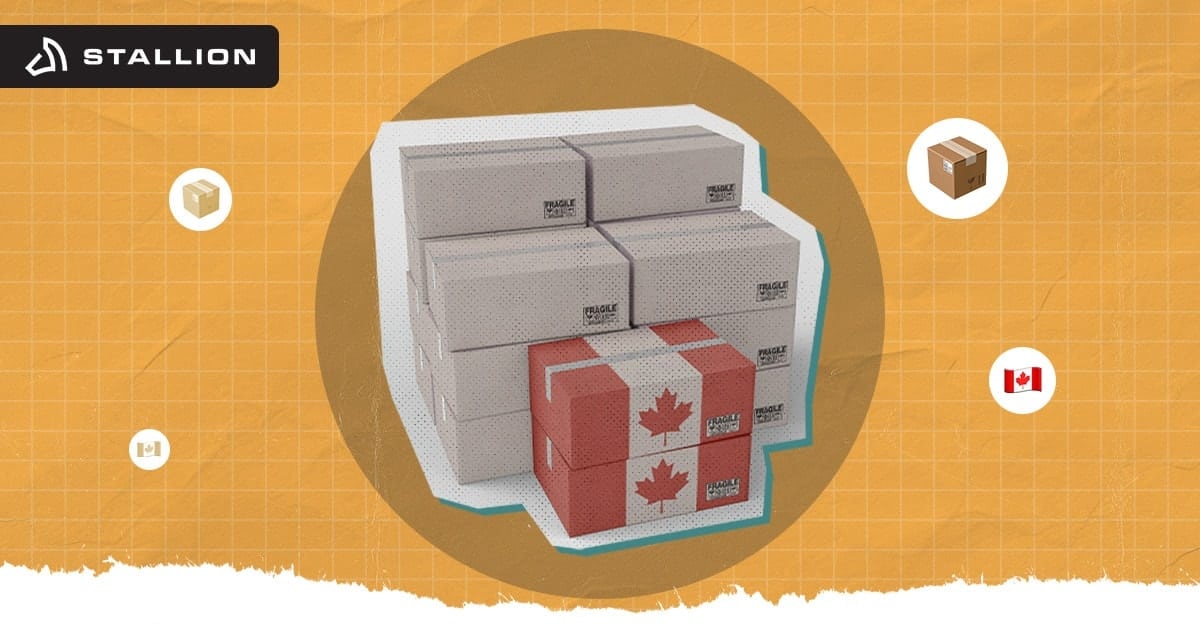 Canada Post prepaid boxes stack up