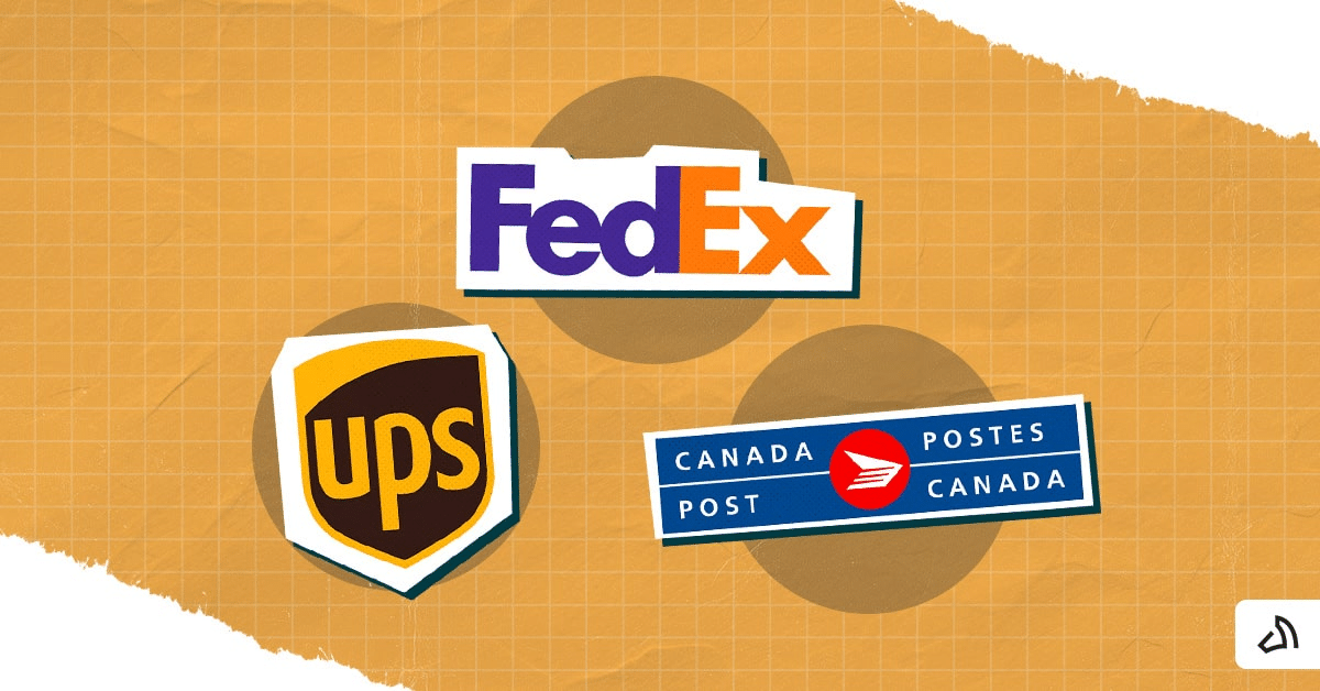 FedEx, UPS, Canada Post logo